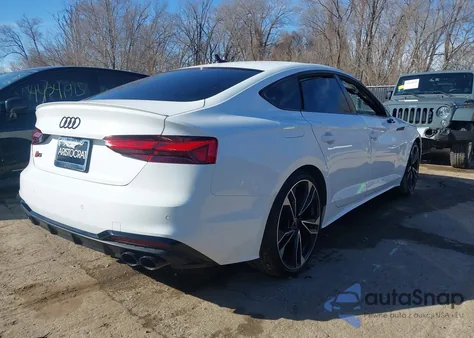 2023 Audi S5 Sportback Premium Plus Tfsi Quattro Tiptronic z USA, uszkodzony, nr VIN WAUC4CF59PA002188